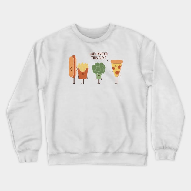 Party Crasher Crewneck Sweatshirt by HandsOffMyDinosaur